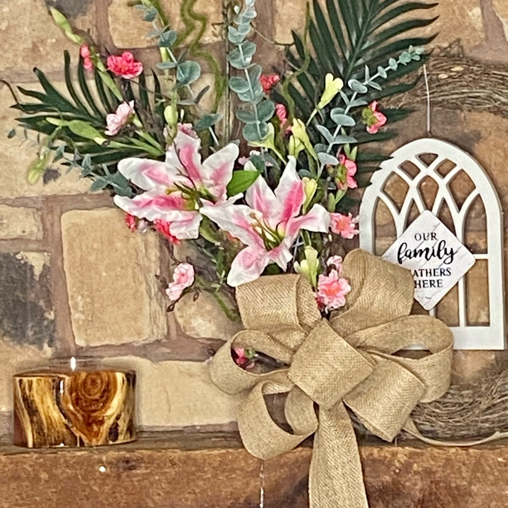 Grapevine Floral Wreath 18” SALE!!!! - Picture 7 of 13